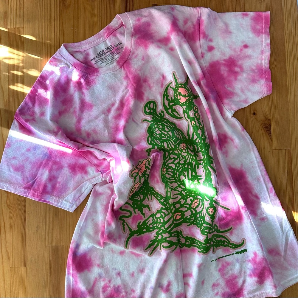 NWOT Authentic Lady Gaga Chromatica Graphic Band Tee Shirt